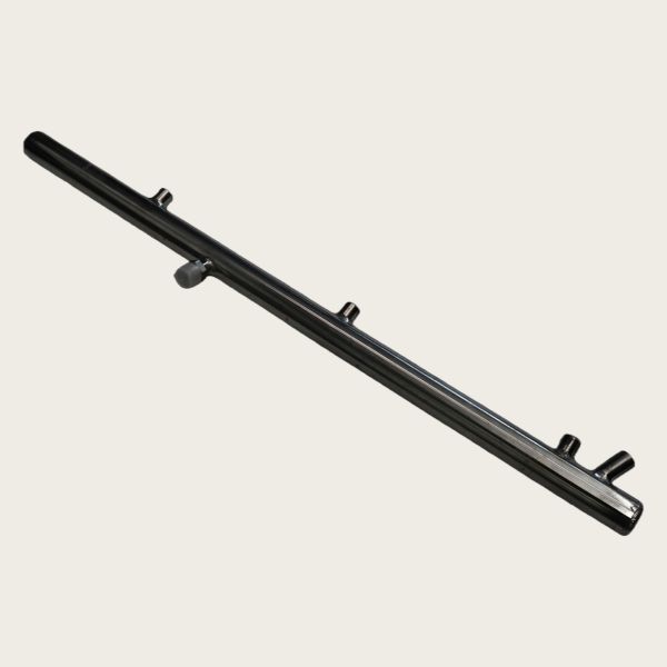 Road Sweeper Suction Cup High-Pressure Spray Rods (Left & Right Sides): Stainless Steel + Nozzle Expansion Assistance, Efficiently Flushes Road-Side Stains