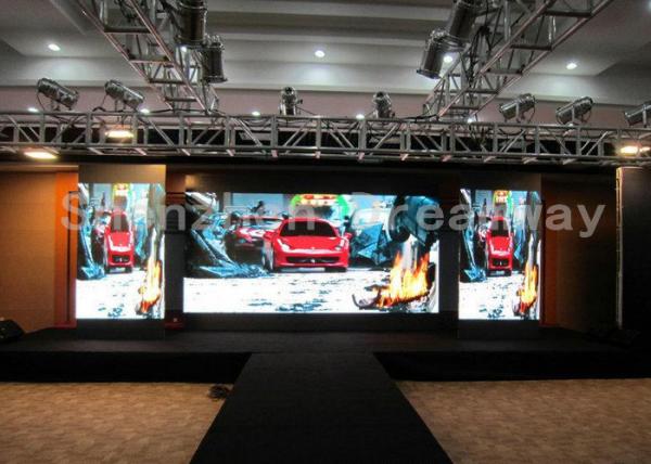 Aluminum Cabinet Indoor LED Screen Rental Board P5 320*160mm Panel Size 1R1G1B