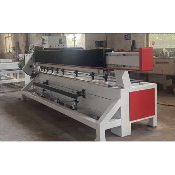ZEUS 45 Degree Chamfering Machine One Cutting One Edging PLC Control Gear Drive Stone Grinding Engine Motor Pump Bearing 7.5kw