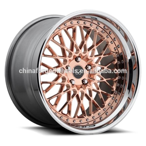 Gloss Black Customised 2-Piece Forged Alloy Rims 17
