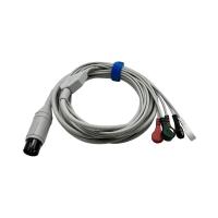 Cable de patient à ECG à une pièce 6 broches 5 plomb EA6151B TPU