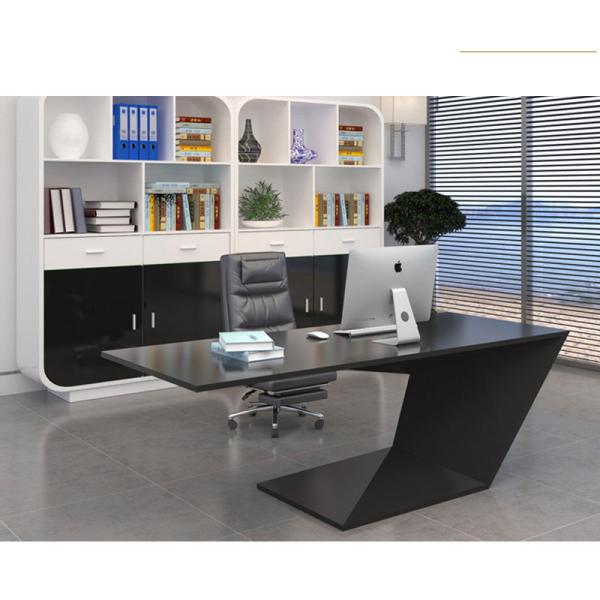 Home Office Funiture Morden Work Office Desk with Custom White Paint Consulting Table