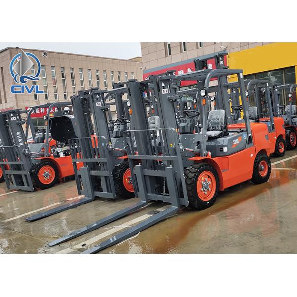 3tons 3.5tons 42kw Forklift Truck Diesel Engine Forklift With 3m 3.5m Lift Height