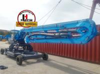 JIUHE 13m 15m 17m Mobile Hydraulic Concrete Placing Boom Spider Concrete Placing Boom Concrete Distributor In Vietnam