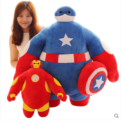 Big Hero Cartoon Plush Toys Avengers Assemble 20cm 30cm 50cm