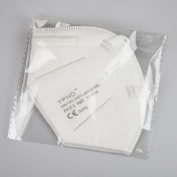 Comfortable White 5 Layers FFP3 Earloop Face Mask