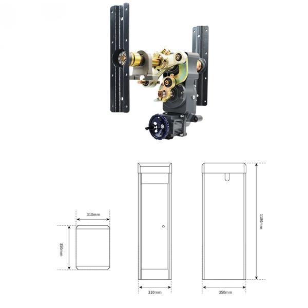 12-Meter Ultra Long Arm Barrier DZ-2307 Durable for Large-Scale Vehicle Traffic Access Control