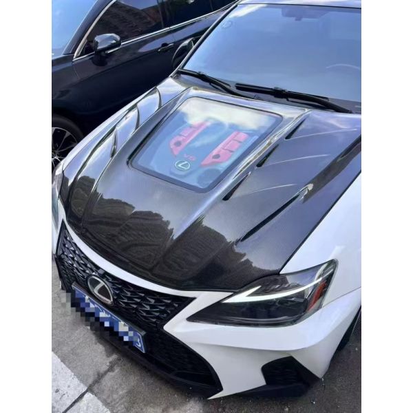 Upgraded Car Accessories Bonnet Body Kit Carbon Fiber Hood For Lexus IS 250 350 2006-2012