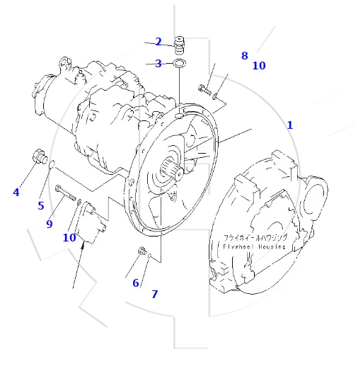 708-2L-00680 708-2L-00690 708-2H-00440 708-2L-00522 Hydraulic Pump For Komatsu Excavator PC1250 PC1250-7 Main Pump