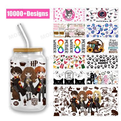 16 Oz Cup Wraps UV DTF Transfers For Cups Custom Logo Libbey Glass Tumbler UV DTF Transfers