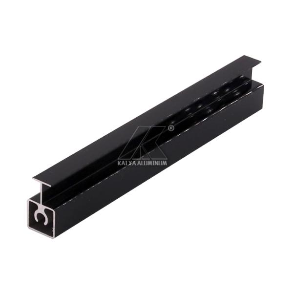 OEM Wardrobe Aluminum Profile Powder Coating Color Thickness 40-120 Um