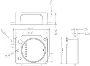 12Vdc PWM Dimming, Built-in Presence Sensor For Ceiling Light, Support Remote Control