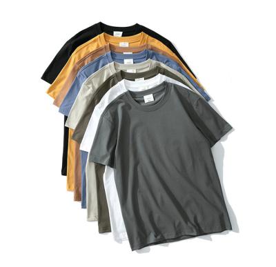 A luva 100% curto das camisas da placa T do algodão 210gsm dos homens comprimiu
