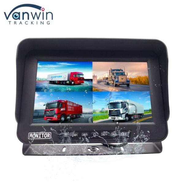 4 CH AI Vehicle Monitoring System IPX69 Waterproof Explosion-proof 10-inch AHD Display