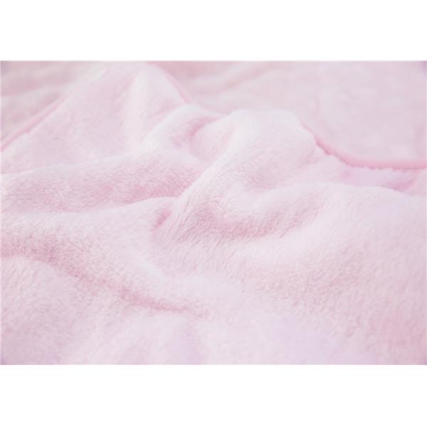 100% Polyester Baby Swaddle Blankets Knit Flannel Toddler Hooded Towel 240G