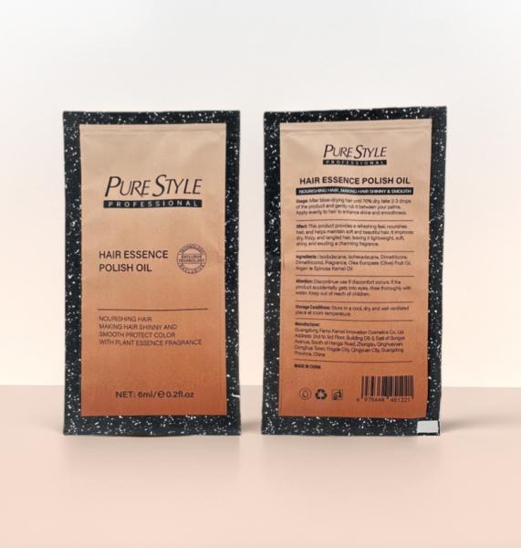 PureStyle 6ml Professional OEM Hair Essence Polish Oil Raw Material Non-Greasy Hair Smoothing Oil