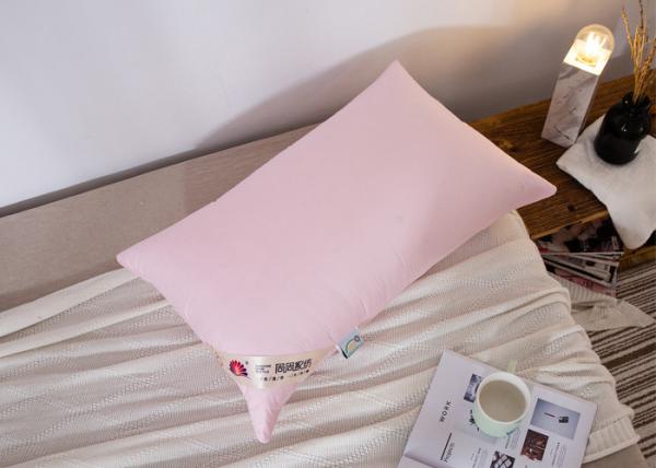 Breathable 80S Soft Silk Fabric Cotton Down Pillows