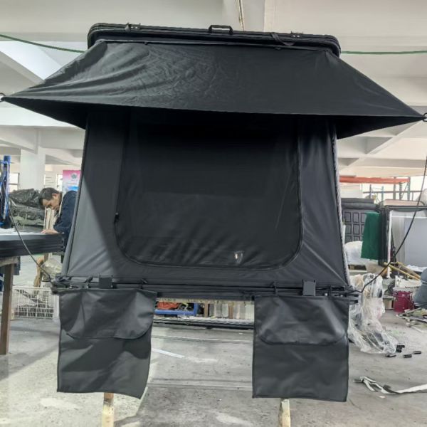 Aluminum 3 Person Rooftop Tent Hard Shell Pop up Waterproof HardShell Roof Top Tent for Truck Jeep Car SUV Tent for Car Parking