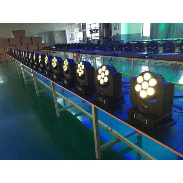 Plastic Body Stage Moving Wash Lights Mini Moving Head Led 7x10w Rgbw