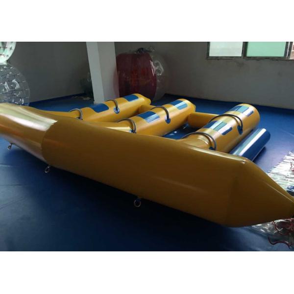 Water Games Inflatable Fly Fishing Boats , Inflatable Banana Boat Towables