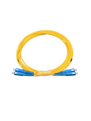 Singlemode Duplex 5 Meters UPC Patch Cord With High Temperature Stability
