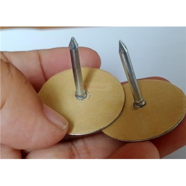 Полукруглая головка диэлектрика углерода стальная прикалывает для фиксируя изоляции стеклоткани на Ductwork металла