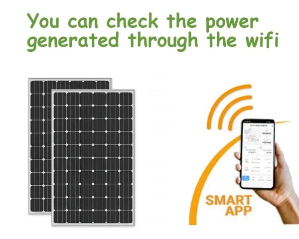 PV Photovoltaikanlage 600 Watt 800Watt WIFI Smart Mini Solaranlage Plug & Play Balkonkraftwerk 600W Komplett
