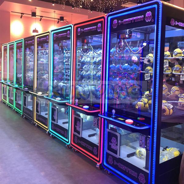 Amusement Game Center máquina de garras de boneca máquina de operação de contas máquina de guindaste com aceitador de contas