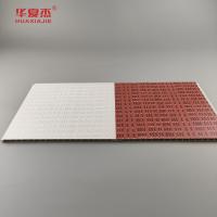 Moderno design pvc painel de parede laminado wpc pvc painel cinza e vermelho para decoração de hotel