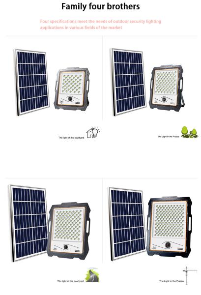 LED Solar Power Floodlight With App Control 100w 200w 300w 400w
