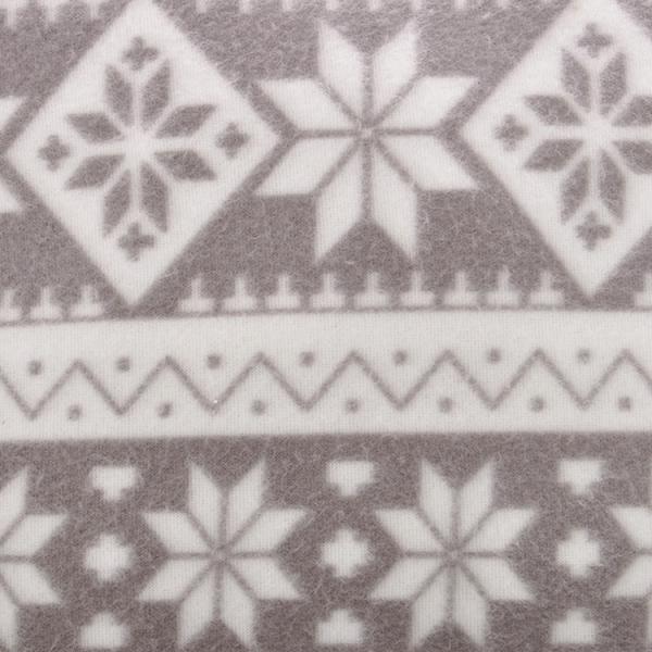 Snowflake Fleece Travel Pillow Fade Resistant Polyester Fleece Blanket Set
