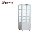 215L Commercial Glass Door Refrigerator Drink Display Cabinet Showcase