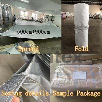 O fogo do carro de Suntex EV cobre a emergência do fogo cobre o fogo da fibra de vidro - cobertura retardadora