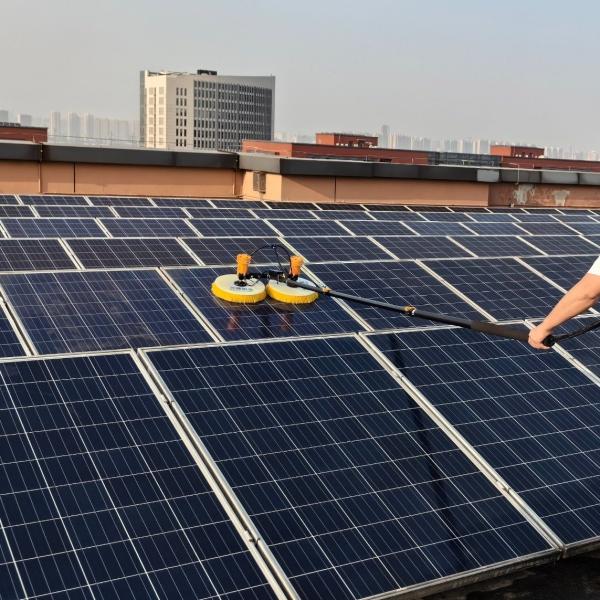 US 580/Conjunto de amostras Processo de limpeza por água fria para proteção da energia fotovoltaica