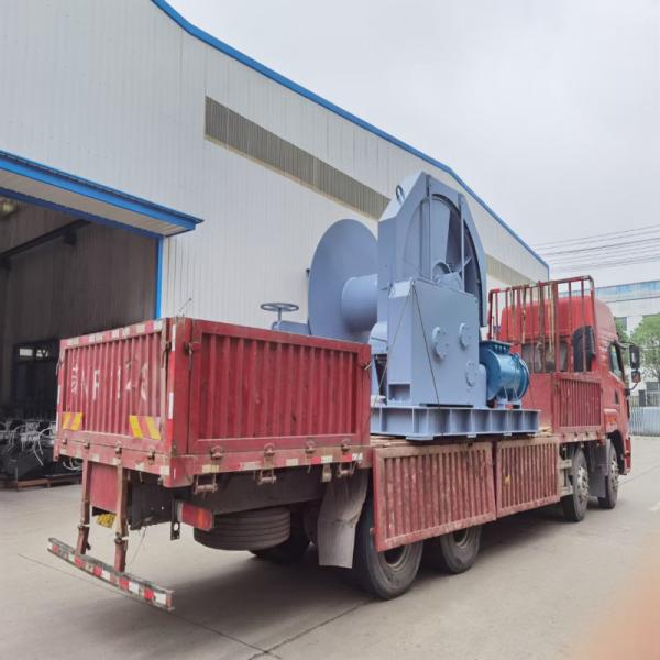 Metal Steel Marine Hydraulic Winch 1-75ton Capacity Ship Mooring Winch
