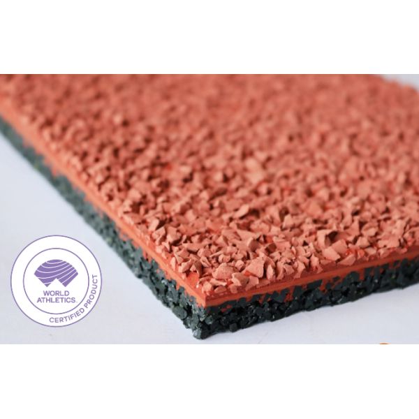 Wet Pour Rubber Crumb Play Area Rubber Running Track Sports Track Installation