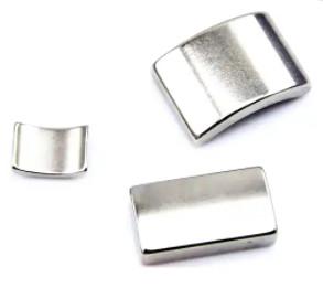 High Temp Neodymium Magnets , NdFeB Curved Motor Magnet Free Sample Available