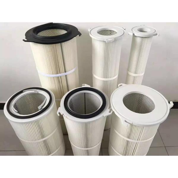 Cement Plant Cartridge Dust Collector Filters Powder Spraying Fast Cleaning
