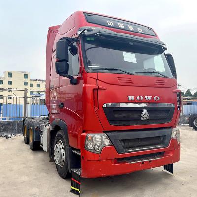 Manual Transmission Used Tractor Trucks 350-540 Hp 6x4/8x4 Drive Used Tractor Trailer