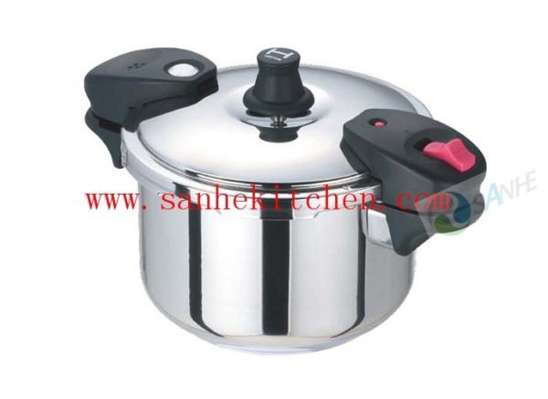 Factory supply hot sale fashional stainless steel pressure cooker,Triple bottom