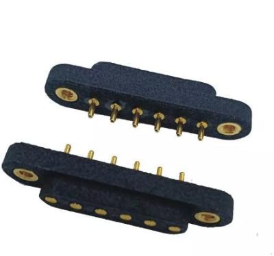 PCB Connector Magnetic POGO Pin Waterproof Spring Loaded 15mm Female