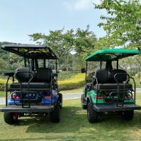 Carrinho de golfe elétrico personalizado 4 rodas disco travão off-road roda 4 lugares