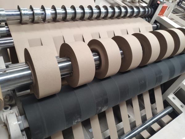 High Speed Mother Kraft Paper Roll Rewinding Cutting Machine