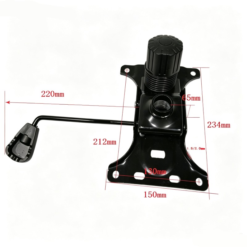 Steel Construction Office Chair Mechanism with 210X130mm Mounting Hole Spacing for Multi-functional Adjustable Chairs