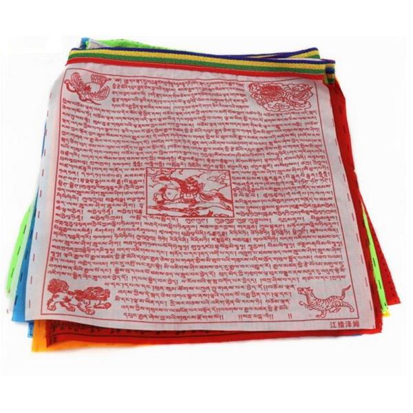Satin Polyester L7m Tibetan Prayer Flags