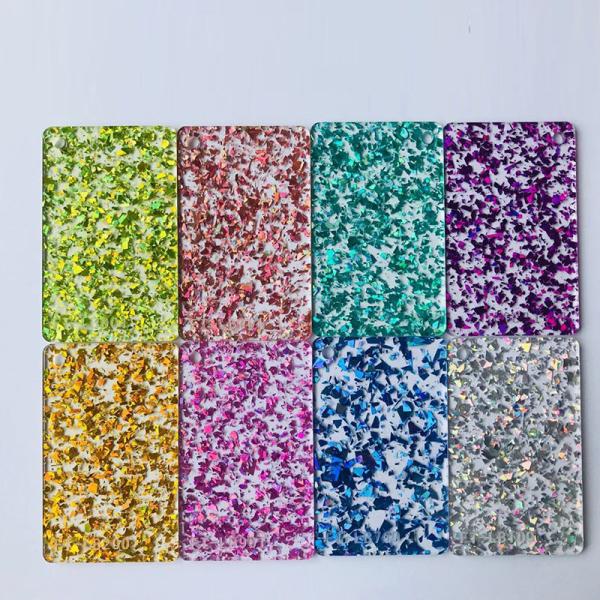 Weather Resistance Sparkle Acrylic Sheet For Cupboard Door