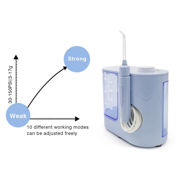 Massagem esperta Irrigator oral de Waterpulse da bancada com o tanque de água destacável