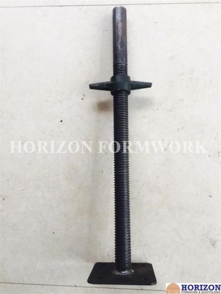 Hi - Tensile Steel Adjustable Screw Jack / Base Jack Pipe 38x4mm Hot Dip Galvanized