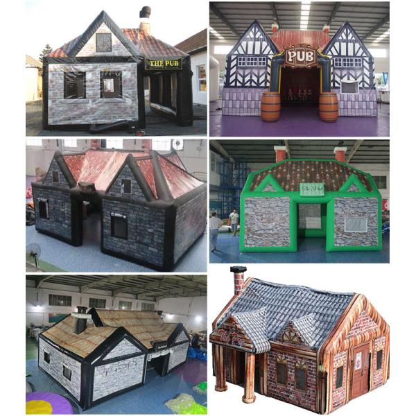 Портативный раздувной шатер паба с полным печатанием цифров