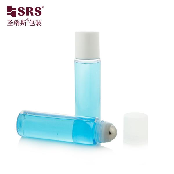 PET30-90ML Clear PET Steel Roller Applicator Bottle For Cooling Gel